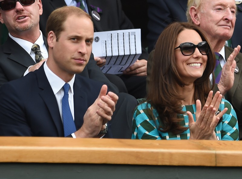 Kate Middleton și prințul William nu puteau lipsi de la meci FOTO: EPA