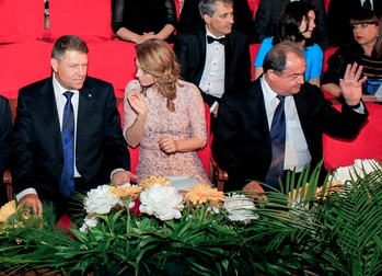 Alături de Klaus Iohannis și de Vasile Blaga Foto: Hepta