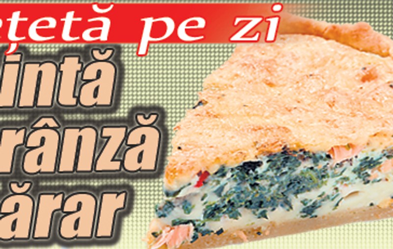 O reţetă pe zi | Plăcintă cu brânză şi mărar