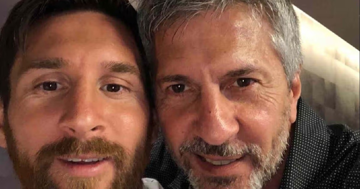 Lionel Messi și tatăl său - Jorge