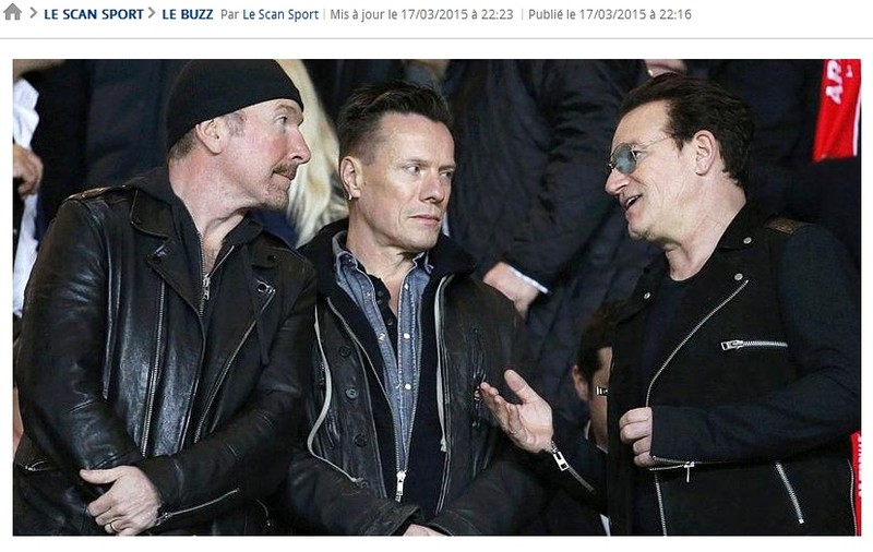 Irlandezul Bono de la U2, fanul lui Arsenal, în Monaco