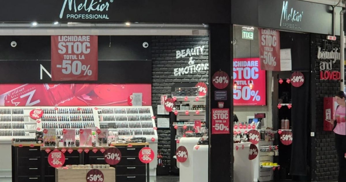 Un magazin Melkior cu reduceri de stoc de 50%, în Iris Titan, București