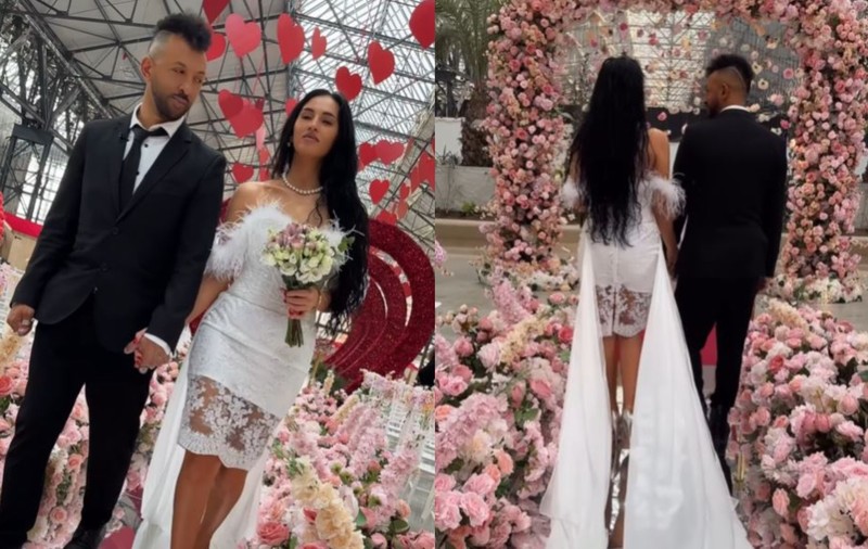 Kamara și Gabriella Nastas s-au căsătorit pentru 24 ore: „Nu am avut nași”. Iubita artistului a avut o rochie de mireasă atipică
