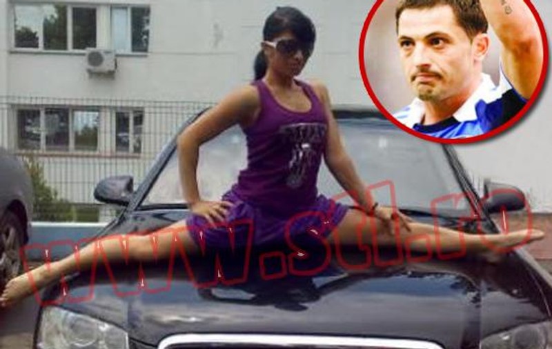 FLOAREA LEONIDA, poză de piţipoancă. Şpagat pe maşina unui FOST căpitan la STEAUA