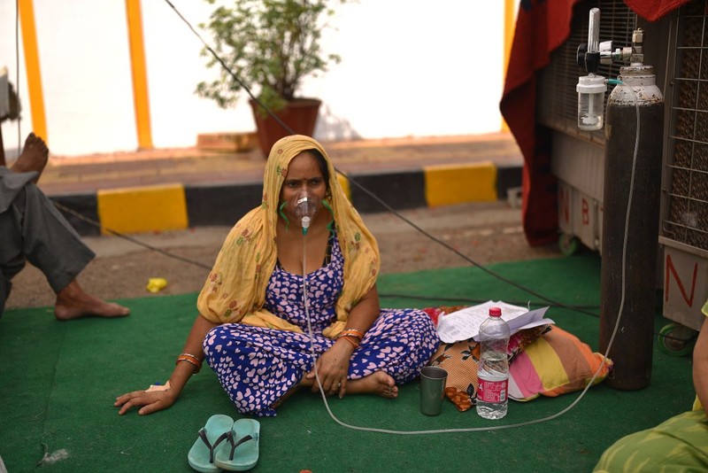 India se confruntă cu un val COVID agresiv, iar campania foarte lentă de vaccinare nu are deocamdată niciun efect FOTO: EPA