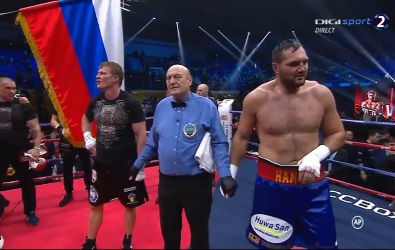 Meci de box Cristian Ciocan - Alexander Povetkin. Pugilistul nostru a fost învins clar la puncte. Rusul a fost superior