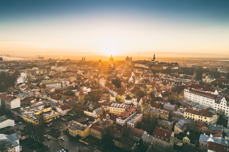 Vedere asupra orașului Tallinn. (photo credit: Roman Neiman)