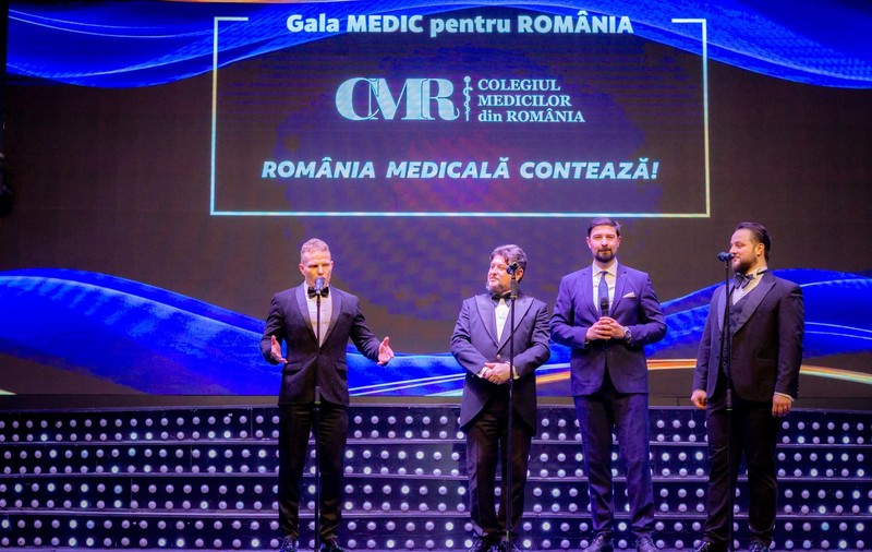 Tenorul ŞTEFAN von KORCH la Gala Colegiului Medicilor din România
