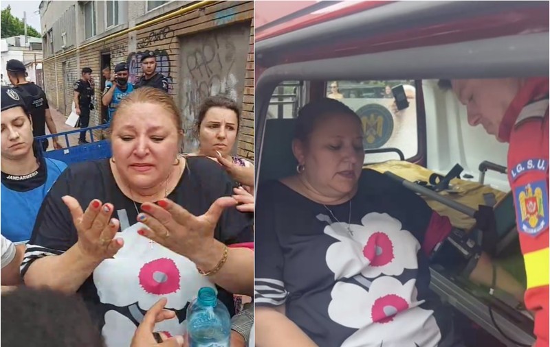 Diana Șoșoacă, îmbrânceli cu jandarmii lângă un camion cu buletine de vot, în sectorul 3. Senatoarea a chemat ambulanța. Reacția Jandarmeriei