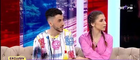 Omar Arnaout și Miruna. Foto: Captură Antena Stars