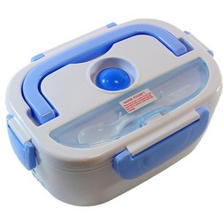 Caserola Termica LunchBox pentru Mancare cu 2 Compartimente, Volum 1,1L, Putere 40W, Pana la 50 Grade
