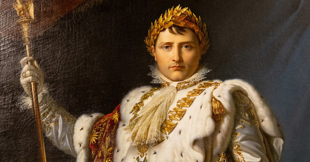 Napoleon Bonaparte, faimosul lider militar și politic francez care a devenit împărat al francezilor.