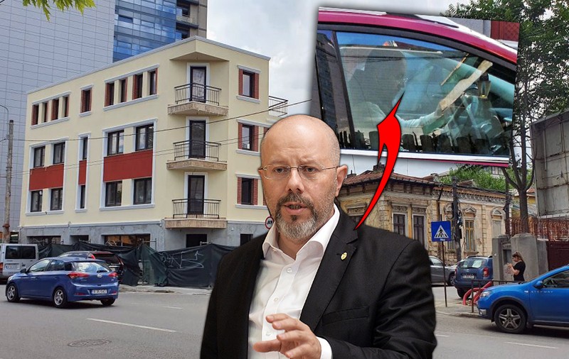 EXCLUSIV | Viceprimarul PSD Aurelian Bădulescu, surprins în fața unui bloc căruia i-a dat personal autorizație să fie ridicat la 4 metri de un monument istoric! Întâi a negat că e el, apoi a recunoscut!