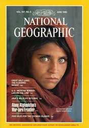 Sharbat Gula a apărut, la vârsta de 12 ani, pe coperta National Geographic din 1985 | Foto: National Geographic