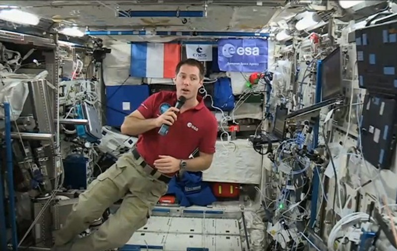 Un astronaut a fost în direct cu Timișoara de pe Stația Spațială Internațională