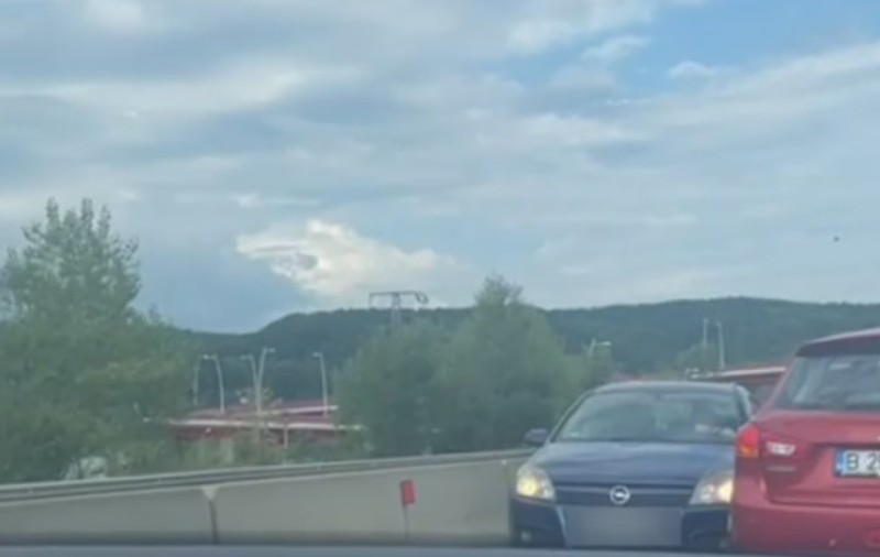 Şofer surprins pe contrasens pe DN1, în Câmpina