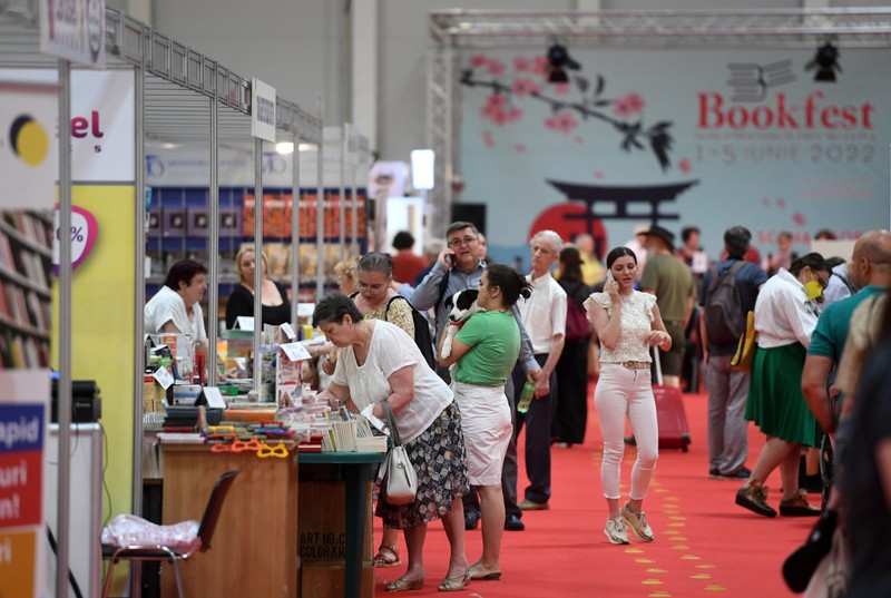 Salonul Internațional de Carte Bookfest 2022, la Romexpo, București | Foto: Cristian Nistor / Agerpres