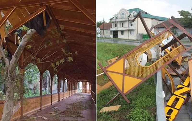 O familie a fost ucisă la Buziaș de furtuna de duminică. Mama, tatăl și fiica se plimbau în parc în momentul declanșării vijeliei
