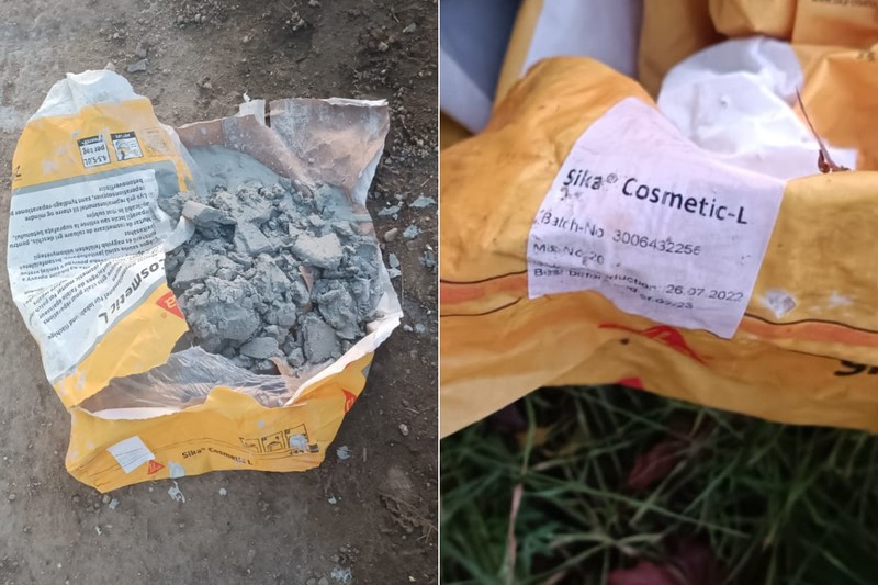 Mortarul folosit este de tip Sika Cosmetic L