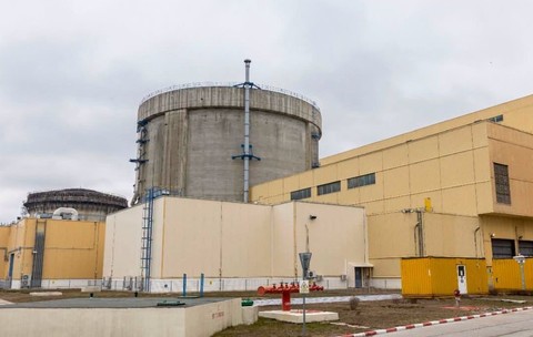 Nuclearelectrica a oprit reactoarele 1 și 2 de la CNE Cernavodă din cauza scăderii drastice a nivelului Dunării. Foto: Facebook / Nuclearelectrica