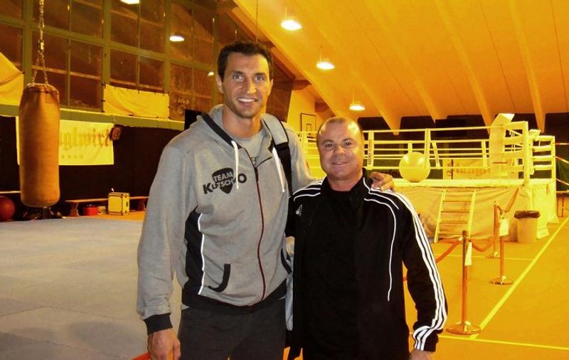 Vladimir Klitschko, încurajat de Nicu Gheară înaintea meciului cu Alexander Povetkin