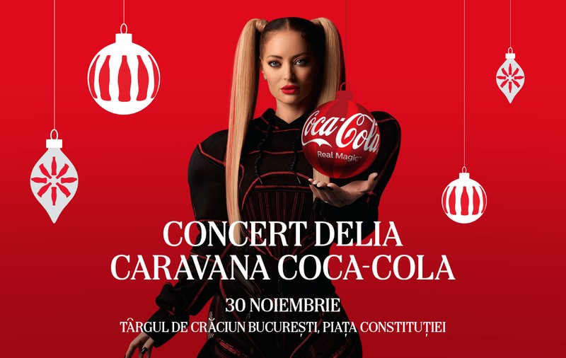 Vin sărbătorile, vin... Întâlnește-te cu celebra Caravană Coca-Cola și bucură-te de experiențe spectaculoase