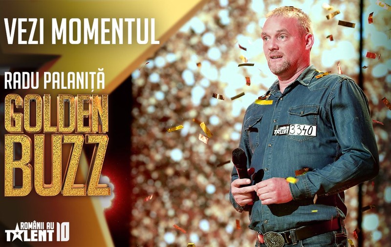 Al patrulea Golden Buzz de la Românii au Talent, sezonul 10. Florin Călinescu a apăsat butonul auriu pentru un mecanic auto
