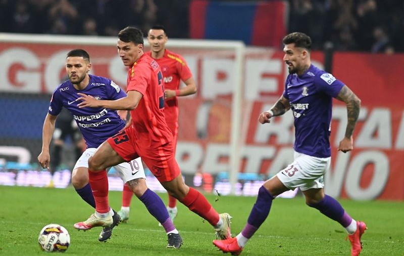 FCSB a învins-o pe Rapid în derby-ul din Superliga de fotbal