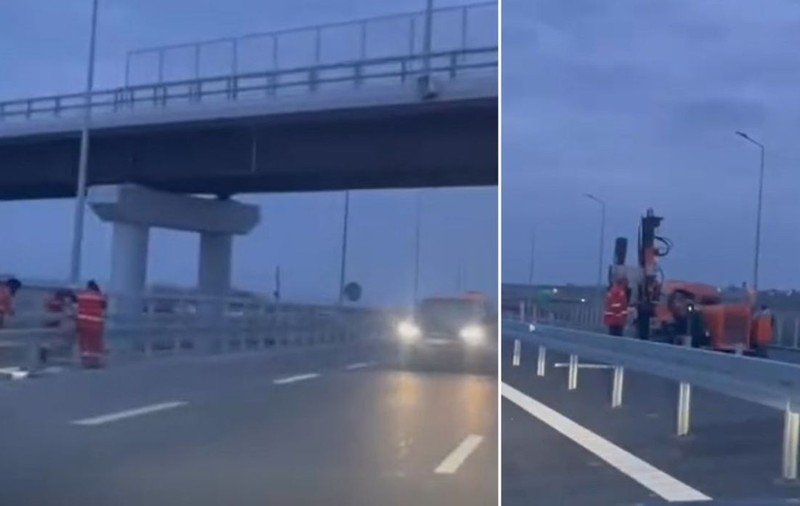 1.000 de muncitori cu 200 de basculante și 80 de utilaje lucrează pe autostrada A7, între Adjud și Bacău