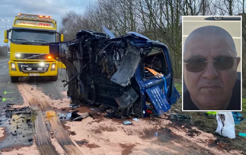 Șofer român de TIR mort în cabina dezintegrată, lângă Anvers. Soția lui Marcel nu poate merge să-l aducă acasă, e obligatorie carantina în Belgia