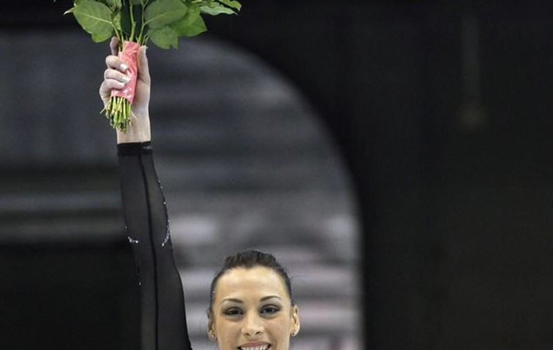 JO 2012 Cătălina Ponor a luat medalia de argint la sol