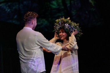 Ucraineana Katerina și iubitul ei rus, Ivan, în opera autohtonă „Katerina”, care a deschis stagiunea 2022-2023