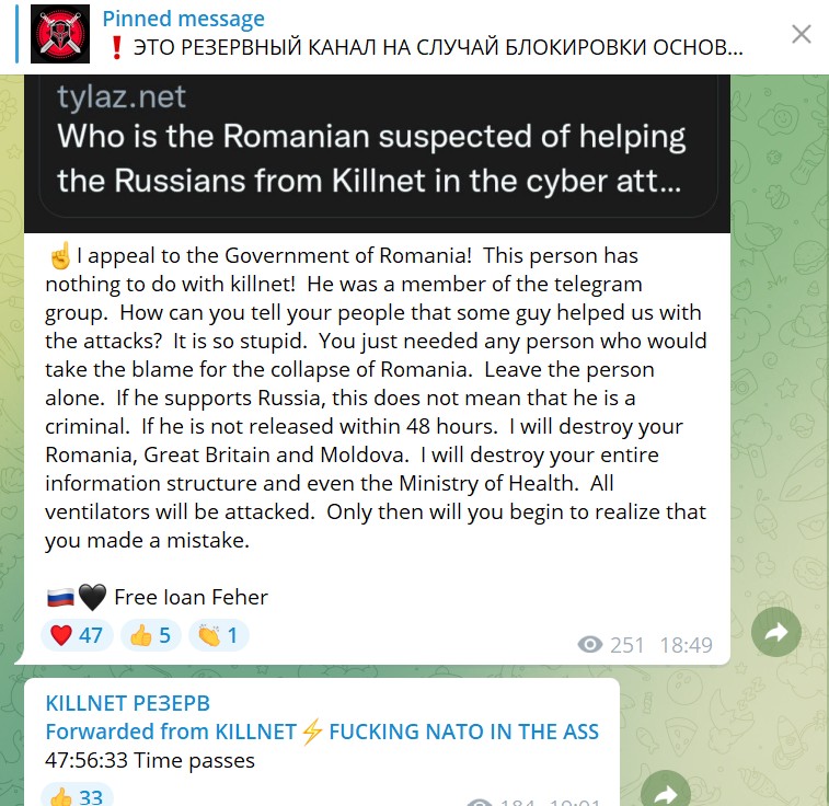 foto: Captură Telegram