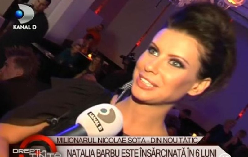 Natalia Barbu este însărcinată în şase luni