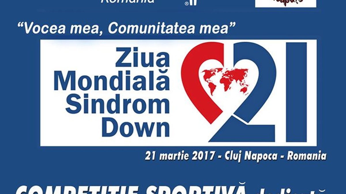 Ziua mondială a sindromului Down, sărbătorită pe 21 martie 2017 la Cluj-Napoca