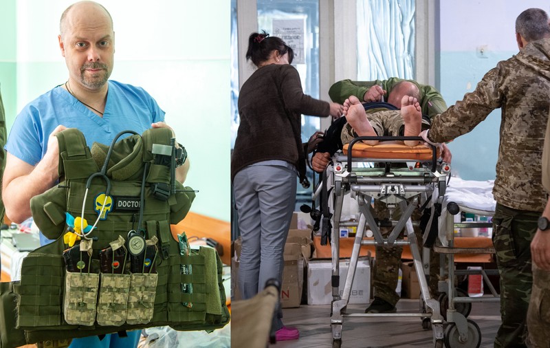 CORESPONDENȚĂ DIN HERSON. Viața unui chirurg de pe frontul ucrainean: „Fiecare soldat avea câte 10-15 răni. E dificil să alegi: abdomen, mână sau cap?”