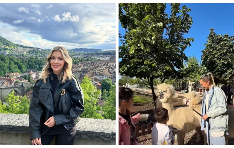 Cum a apărut Andreea Ibacka alături de cei doi copii, după ce s-a spus că ea și Cabral divorțează. Ce a răspuns când a fost întrebată unde este soțul ei