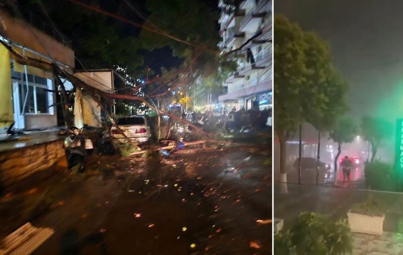 O destinație de vacanță populară printre români a fost măturată furtuni violente. Turiștii au fost filmați fugind și strigând după ajutor | VIDEO