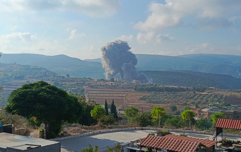 Armata israeliană spune că circa 100 de avioane din flota sa au distrus mii de lansatoare de rachete Hezbollah, cu puțin înainte de atacul grupării șiite