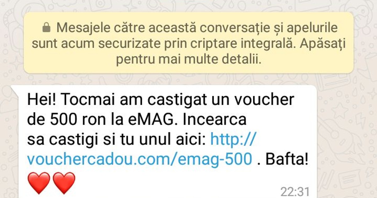 fraudă cu vouchere eMag și Kaufland