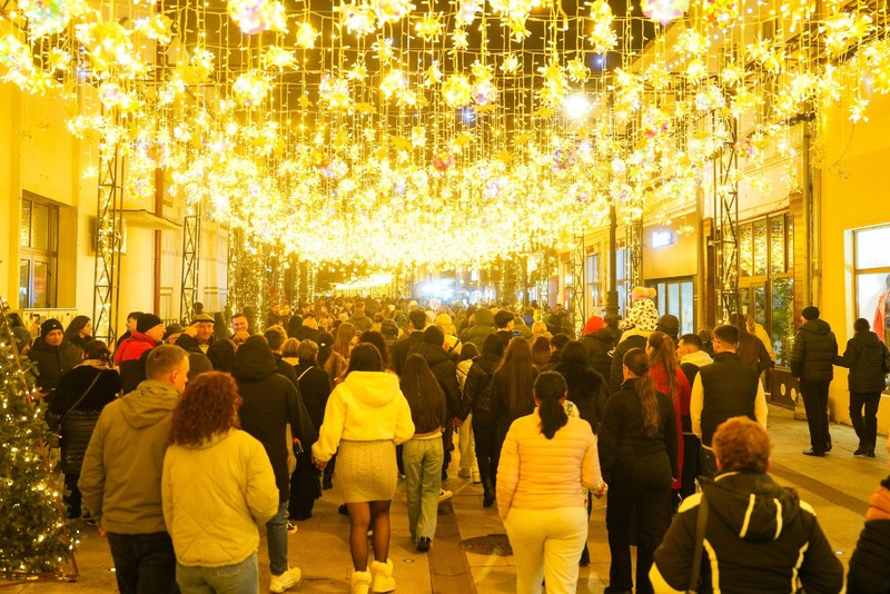 Târgul de Crăciun Craiova 2025 este deschis până pe 4 ianuarie 2026. Foto: Primăria Craiova