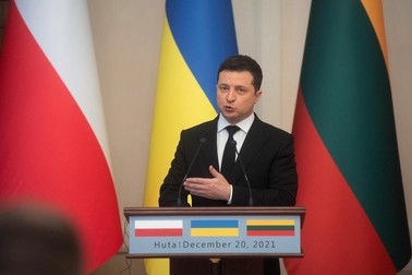 Președintele Ucrainei Volodimir Zelenski. Foto: EPA