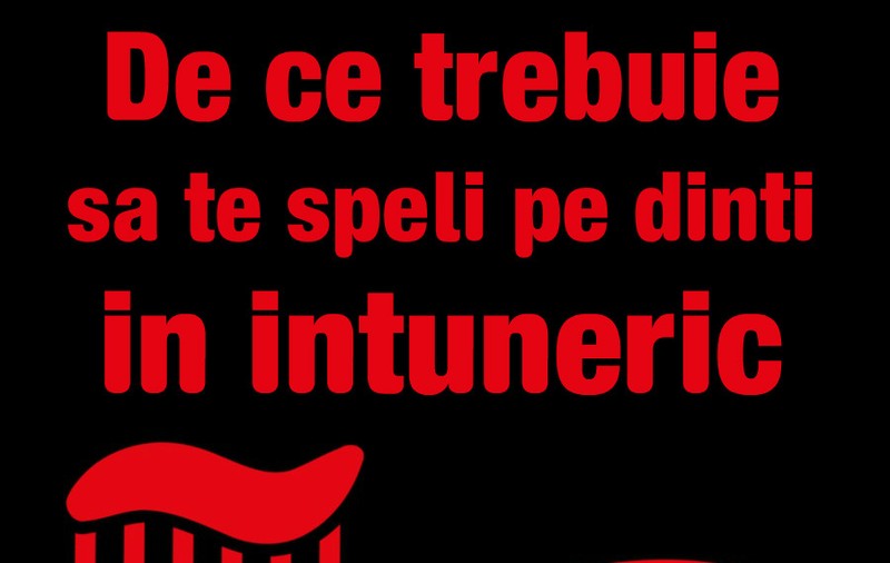De ce este bine să te speli pe dinți pe întuneric
