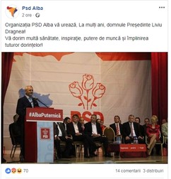 Mesajul PSD Alba