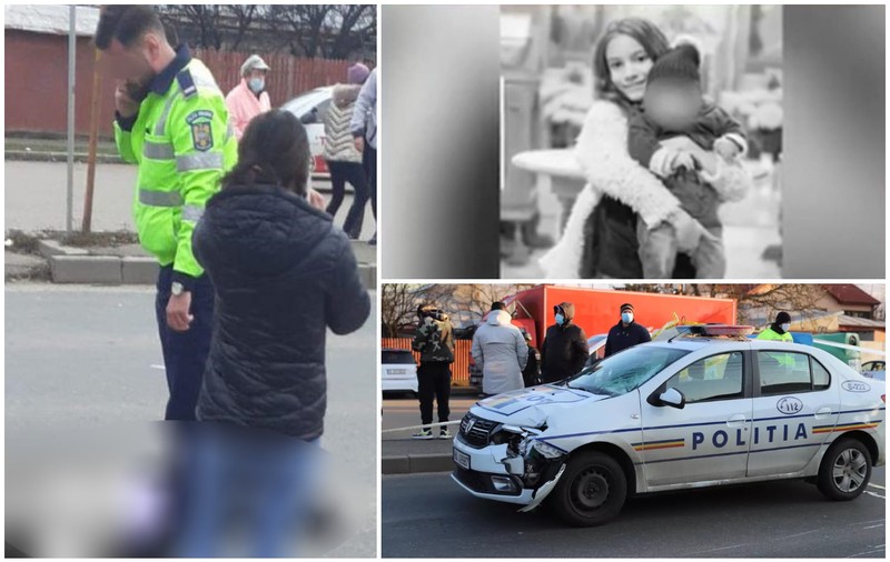 Polițistului care a omorât o fată de 11 ani pe trecere a sunat la 112: „Am lovit mortal pe cineva pe trecere!”. Dispecerul: „Respiră, e conștient?”