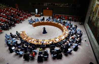 Consiliul de Securitate al ONU s-a reunit într-o ședință de urgență, după ce Rusia a recunoscut independența republicilor separatiste Donețk și Luhansk | Foto: EPA