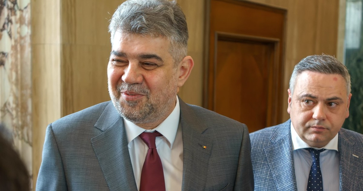 Marcel Ciolacu (stânga) și Florin Barbu (dreapta)