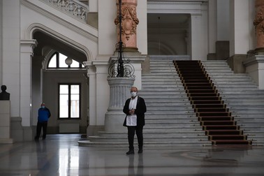 Cristian Popescu Piedone, pe holul Curții de Apel