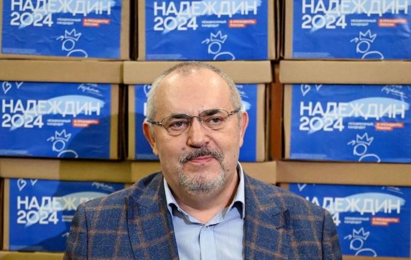 Oficialii ruși spun că au găsit nereguli pe listele de semnături depuse de Boris Nadejdin, candidatul antirăzboi la prezidențiale