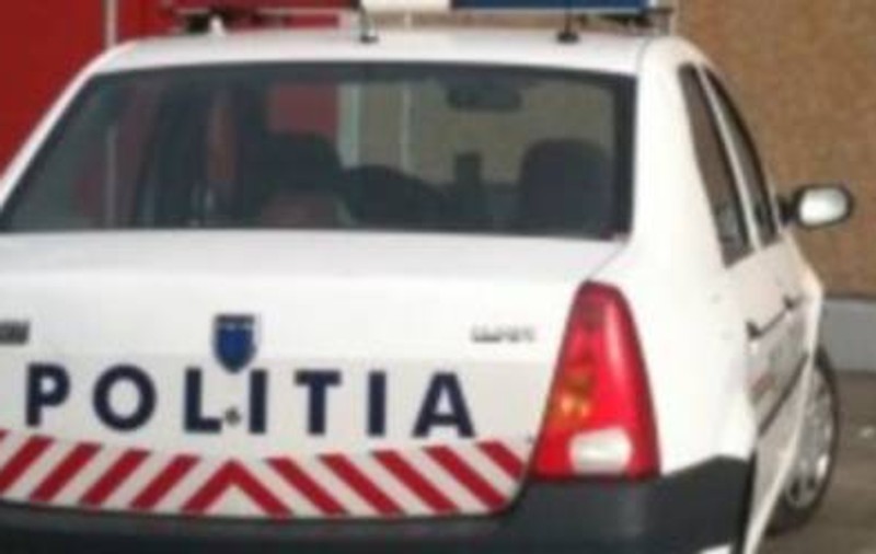 Un poliţist beat mort şi fără permis a intrat cu maşina de serviciu într-un copac